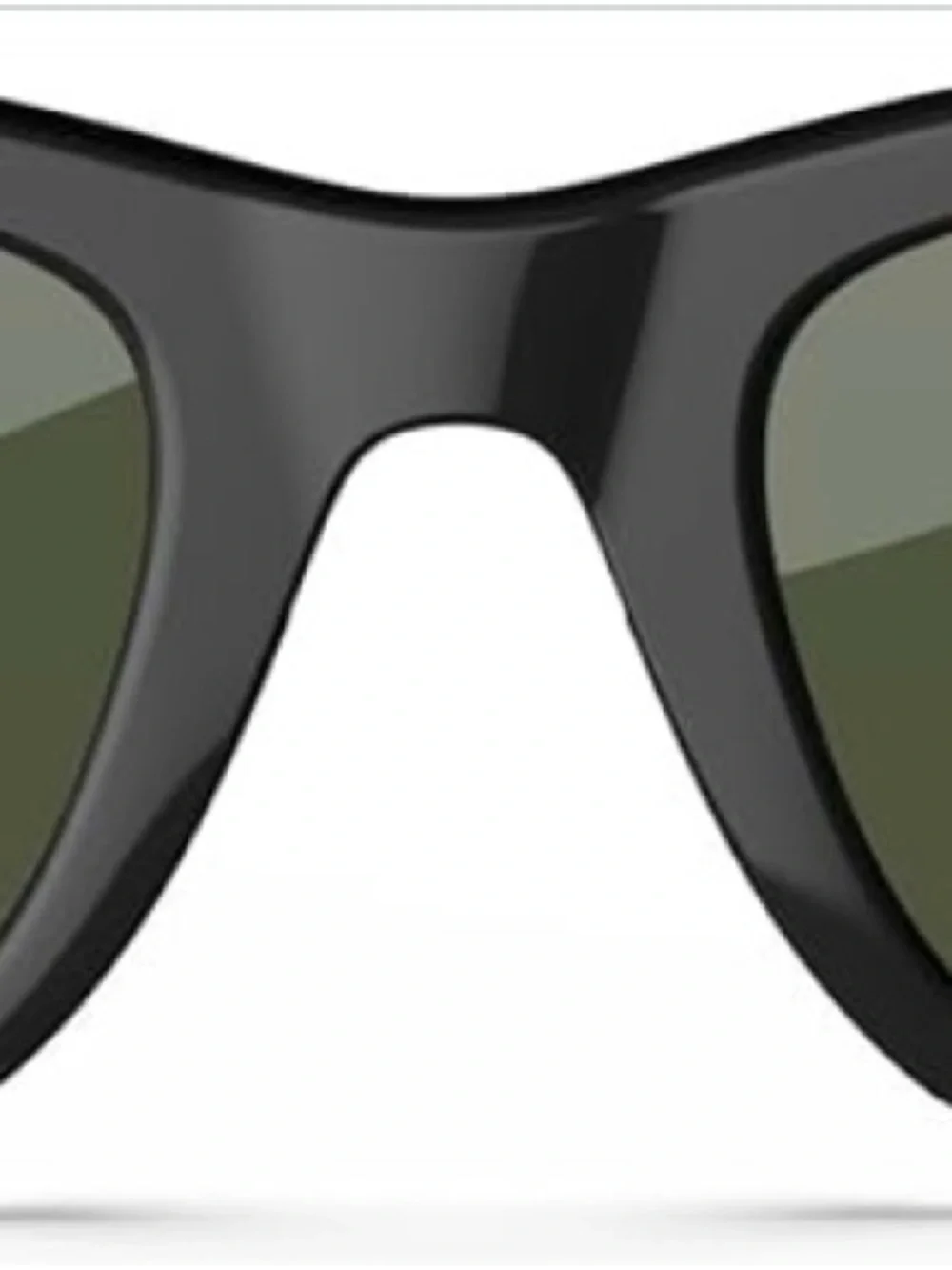 Ray-Ban Smart Sunglasses — Black Frame with Green Lenses